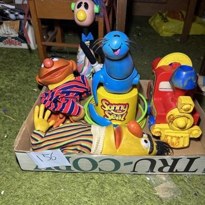 Vintage Sesame Street Puppets, Sonny the Seal &