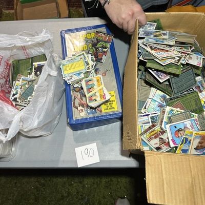 Bulk Estate Sports Card Stash, Vintage Case,