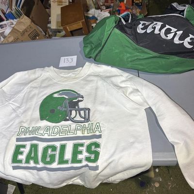 Vintage Philadelphia Eagles Sweatshirt & Duffle