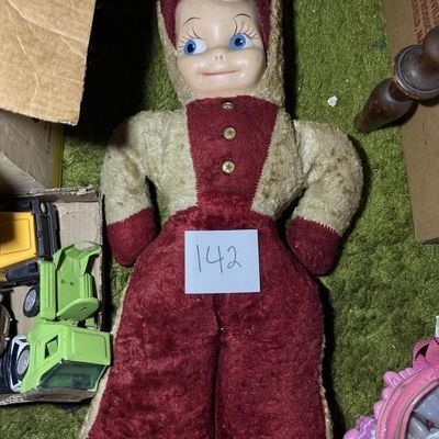 1950s Rubber Faced Toy Soldier Doll