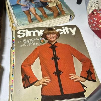 2 Simplicity Sewing Pattern Counter Catalogs