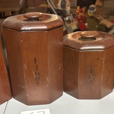 Wooden Canister Set