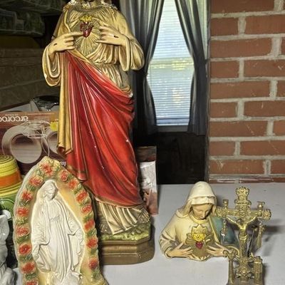 Religious Figurine Lot