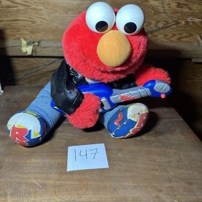 1990s Tyco Rock & Roll Elmo Animatronic Plush