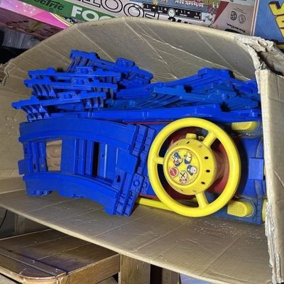 Vintage Ride on Toy and Track Set