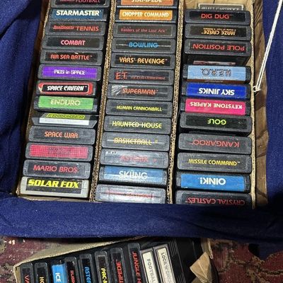 40+ Piece Vintage Atari 2600 Game Cartridges
