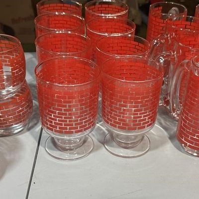 Brockway Glass "Red Brick" Collection