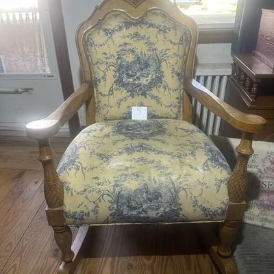Vintage Oak Rocking Chair