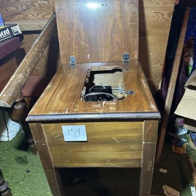 Wooden Sewing Machine Cabinet Stand