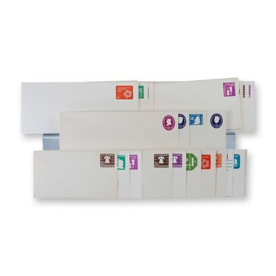 30pc Vintage US Postal Stationery Envelopes