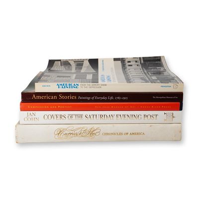 5pc Art Books on American Painting and Illustration