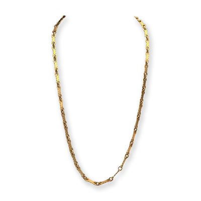 Cartier 18K Gold Infinity Link Chain Necklace, circa 1969