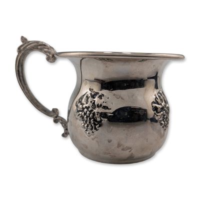 Silver Plated Grapevine Motif Creamer