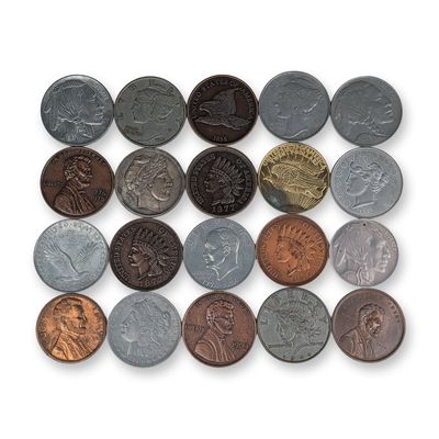 20pc US Coin Design Oversized Souvenir Tokens