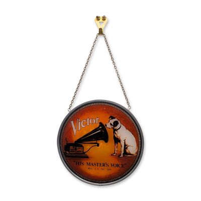 Victor His Master's Voice Translucent Hanging Sign