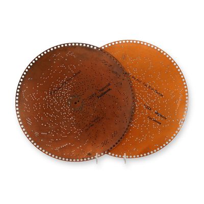 Regina 15.5-Inch Music Box Discs, Puppchen and Ballin' the Jack, Early 20th Century