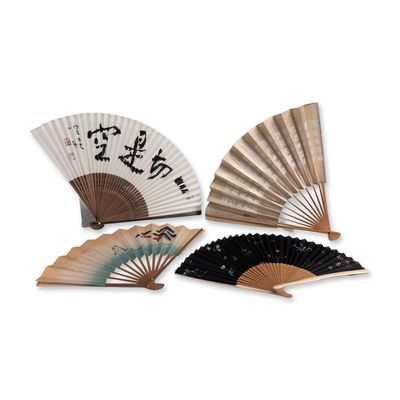 4pc Japanese Folding Fans
