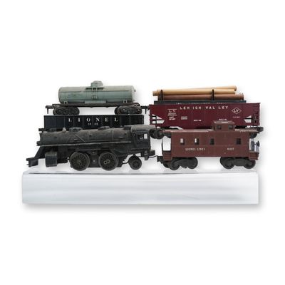 6pc Lionel Postwar O/O-27 Gauge Model Train Components