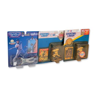 Three Kenner Starting Lineup Ken Griffey Jr. Action Figures