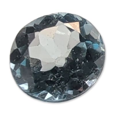 Round Brilliant Cut Light Blue Topaz Gemstone