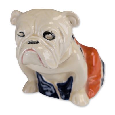 Royal Doulton Union Jack Bulldog Porcelain Figurine