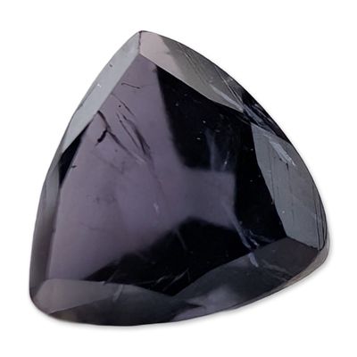 Faceted Trillion Cut Purple Loose Gemstone