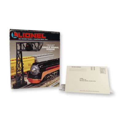 Lionel O/O27 Gauge Operating Single Signal Bridge, 6-12894