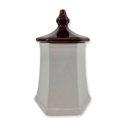 McCoy Pagoda Sunflower Ceramic Canister