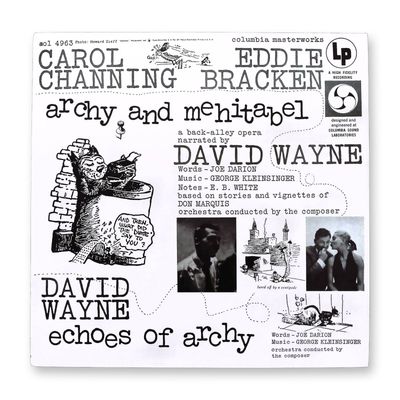Kleinsinger, George and Joe Darion. archy and mehitabel / echoes of archy. CSP, 1974.