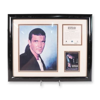 Tom Bates Framed Movie Lithograph, Desperado