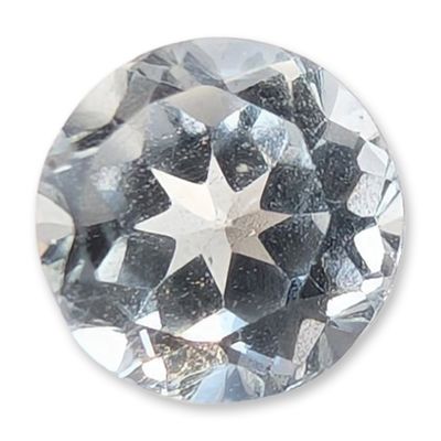 Sale Photo Thumbnail #165: Precision Cut Colorless Topaz Gemstone