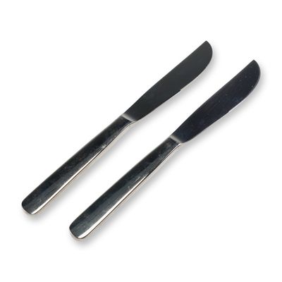 Sale Photo Thumbnail #296: 2pc Robbe & Berking Stainless Steel Dinner Knives