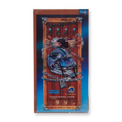 Sale Photo Thumbnail #438: 1995 Carolina Panthers Inaugural Home Game Outside Ticket Poster