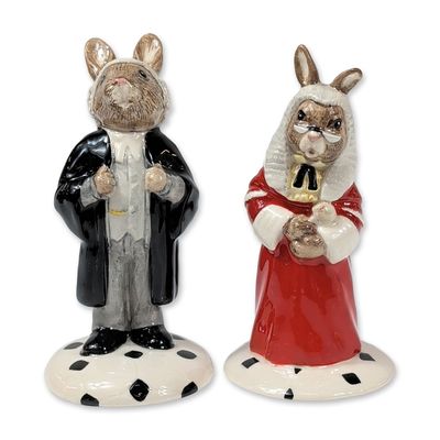 Sale Photo Thumbnail #395: 2pc Royal Doulton Bunnykins Figurines