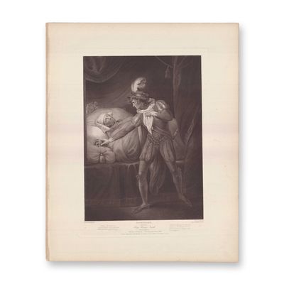 Sale Photo Thumbnail #334: Folio Engraving after Josiah Boydell, Shakespeare King Henry IV 1795