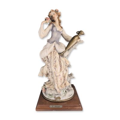 Sale Photo Thumbnail #299: Giuseppe Armani Florence Sculture d'Arte Studio Sculpture, Lady With Amphora