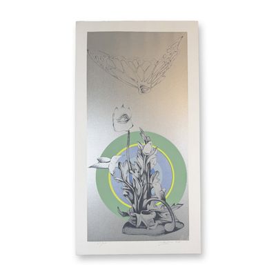 Sale Photo Thumbnail #306: Rita Simon (American 1938-) Screenprint Chance Encounter signed