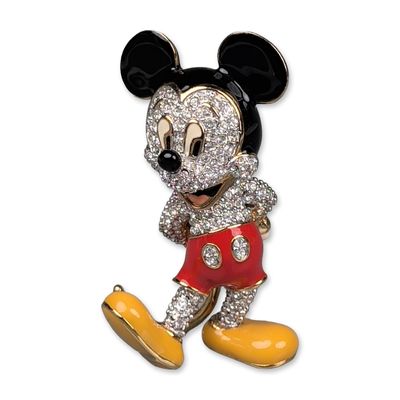 Sale Photo Thumbnail #194: Disney Mickey Mouse Crystal Enamel Figurine