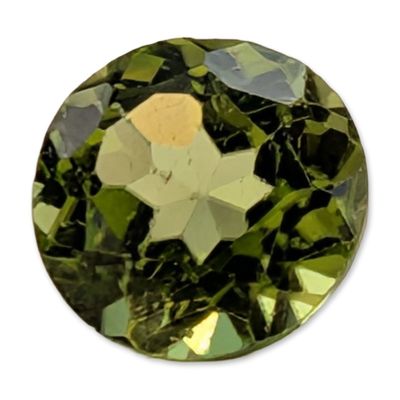 Sale Photo Thumbnail #161: Peridot Round Brilliant Cut Gemstone
