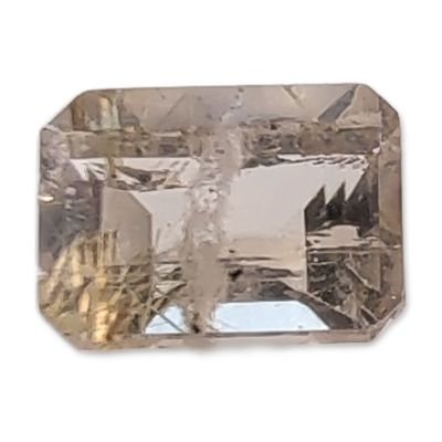 Sale Photo Thumbnail #382: Rectangular Step Cut Champagne Quartz Gemstone