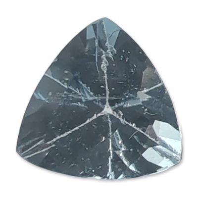 Sale Photo Thumbnail #385: Trillion Cut Pale Blue Topaz Gemstone