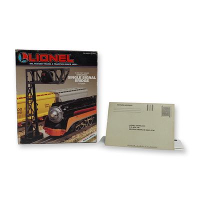 Sale Photo Thumbnail #456: Lionel Train Accessory, Single Signal Bridge 6-12894