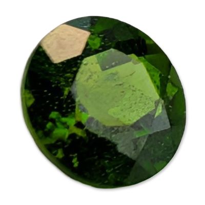 Sale Photo Thumbnail #387: Round Faceted Green Tourmaline Gemstone