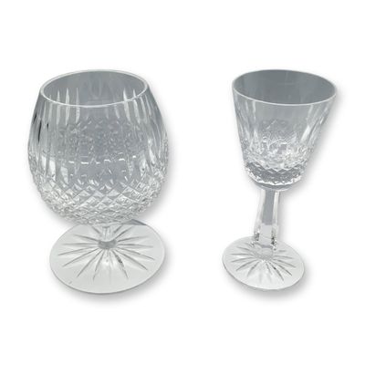 Sale Photo Thumbnail #23: Pair of Varied Crystal Drinkware