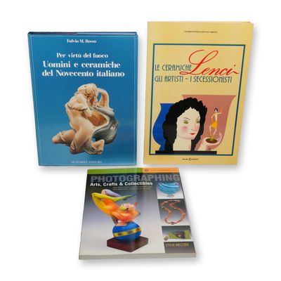 Sale Photo Thumbnail #446: Three Hard and Softcover Books on Italian Ceramics and Photography, Various Publishers, 1983-2007