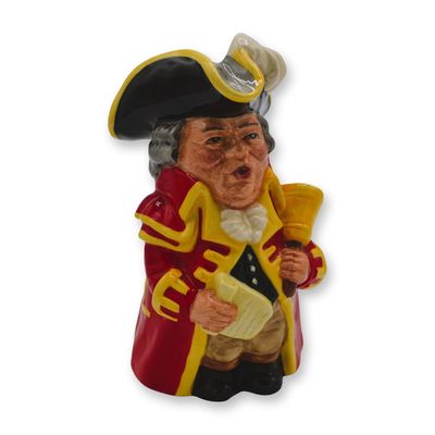 Sale Photo Thumbnail #184: Royal Doulton Porcelain Town Crier, D6920, Toby Jug, 1992