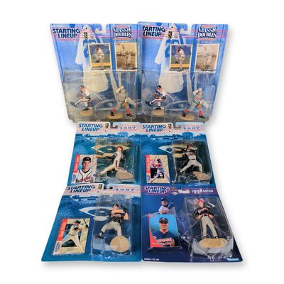 Sale Photo Thumbnail #442: 6pc Kenner Starting Lineup Baseball Action Figures