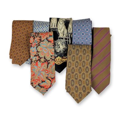 Sale Photo Thumbnail #215: 6pc Designer Silk Neckties
