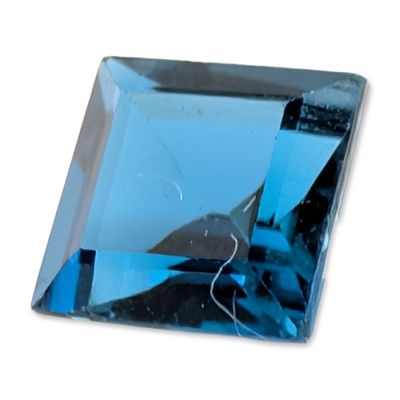 Sale Photo Thumbnail #386: Princess Cut Loose Blue Topaz Gemstone