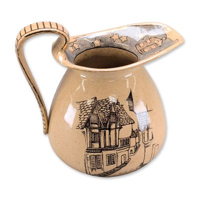 Sale Photo Thumbnail #401: Royal Doulton Night Watchman Earthenware Pitcher